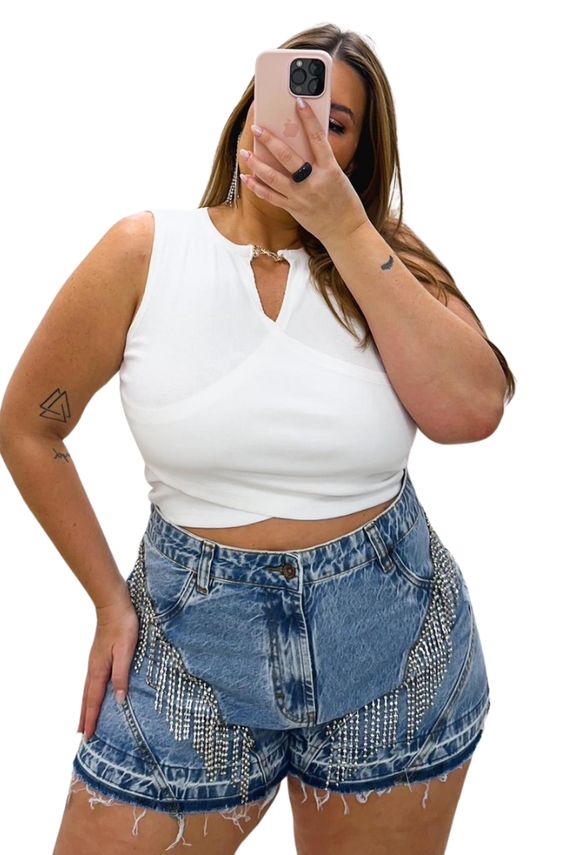 Plus size vintage on sale shorts